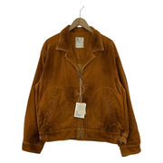 ANCELLM 23AW VELVET ZIPUP JACKET (2) ブラウン