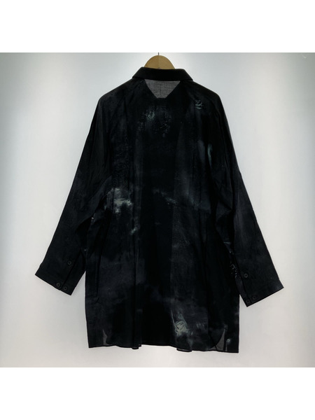 Yohji Yamamoto 長袖シャツ POUR HOMME 24SS Print Side Gusset