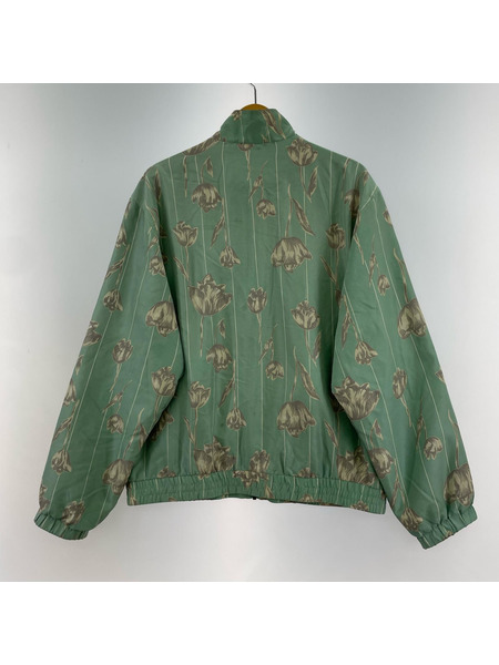 Supreme ブルゾン・ジャンパー 19SS Floral Silk Track Jacket 緑 M