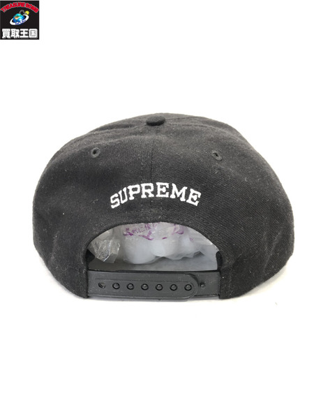 Supreme/17SS/666/6PANEL CAP/黒/ブラック/シュプリーム/メンズ/帽子