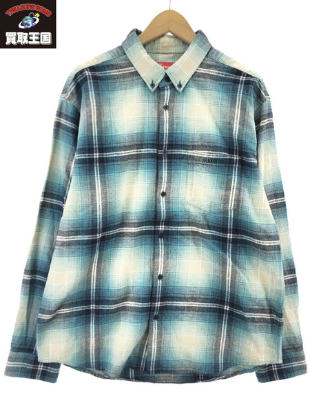 Supreme SHADOW PLAID FLANNEL SHIRT[値下]