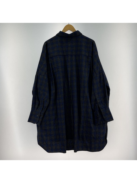 CASEY-CASEY 長袖シャツ check light shirts