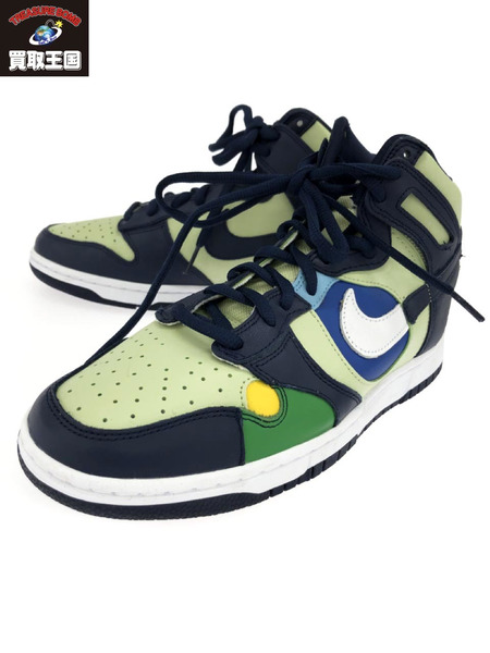 NIKE DQ7575-300 W DUNK HIGH LX PISTACHIO MIDNIGHT NAVY｜商品番号