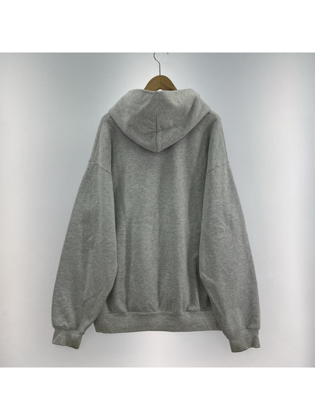 LOS ANGELES APPAREL 14oz POパーカー グレー