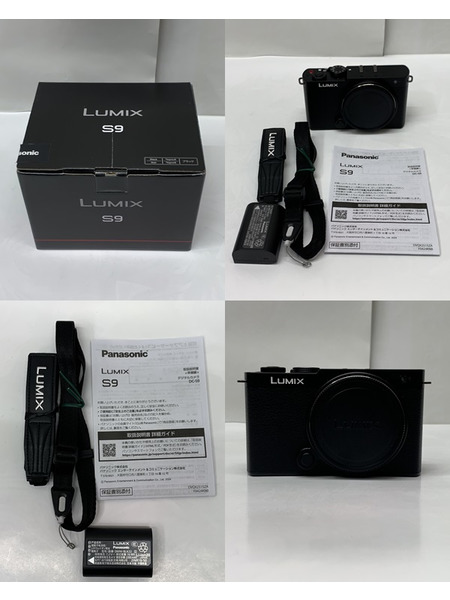 Panasonic LUMIX S9 DC-S9-K ミラーレス一眼カメラ ボディ+レンズ+充電器+ハンドグリップセット 開封品 ダメージあり パナソニック ルミックス 