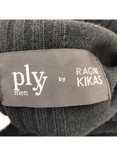 plyy by RAGNE KIKAS L/Sタートルネックニット 3 BLK