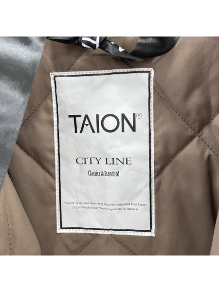 ダウンジャケット TAION CITY LINE LONG (L)
