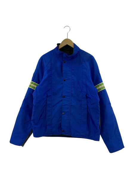 OLD・VINTAGE 80s Kawasaki モータージャケット BLU (L)