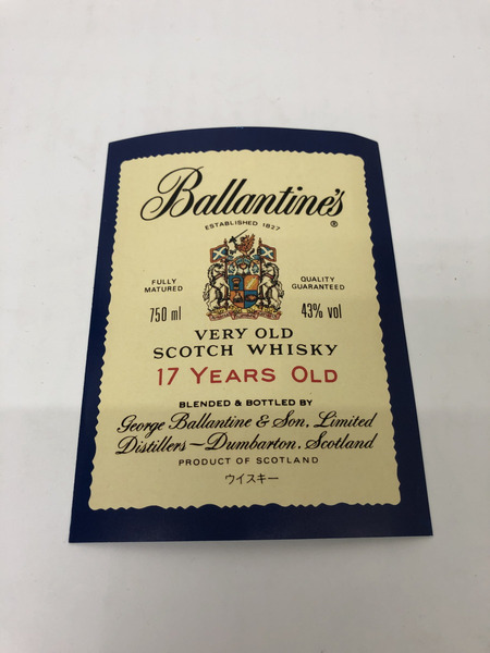 Ballantine's 1７年 OLD 750/43