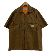 Carhartt WIP S/Sワークシャツ ブラウン (XL)