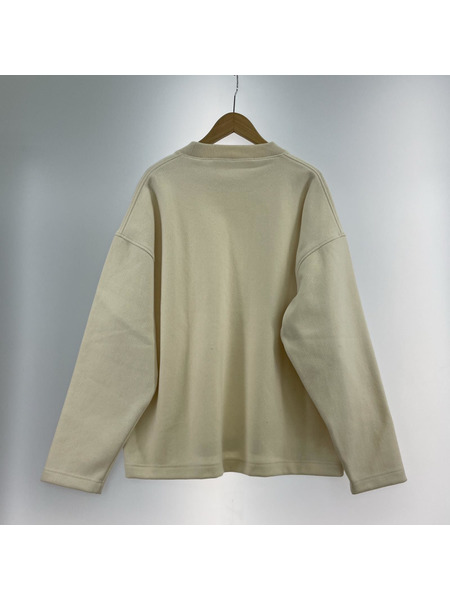 nonnotte ボックスプルオーバー Raw White