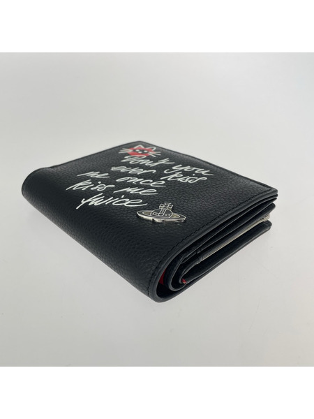 Vivienne Westwood コンパクトウォレット kiss me kitty 折リ畳ミ財布 BLK