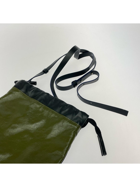 MARNI  ミュゼオソフトドローストリングレザーショルダー