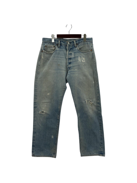 Levi's 501 66後期 70年3月 ボタン裏6 デニムパンツ (33)