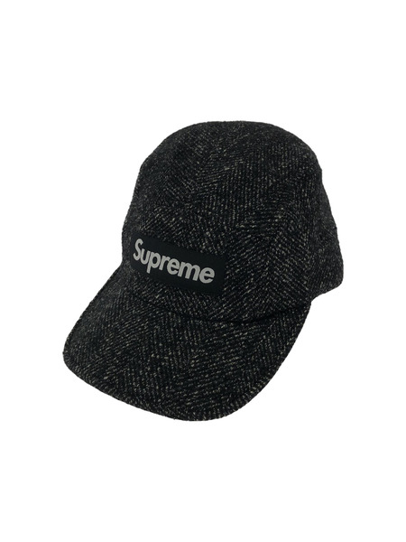 Supreme LORO PIANA WOOL CAMP CAP ブラック