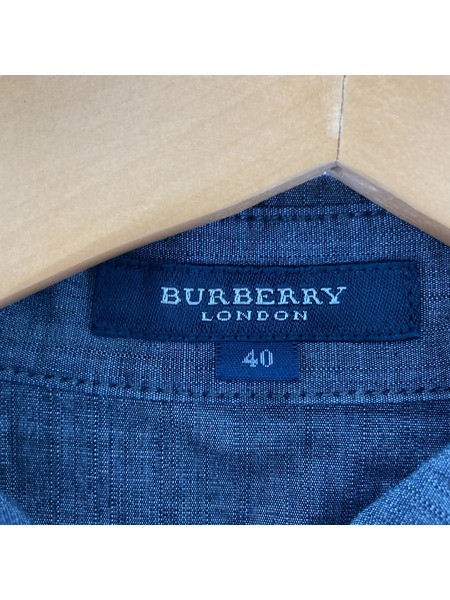BURBERRY ノースリーブワンピース グレー 40