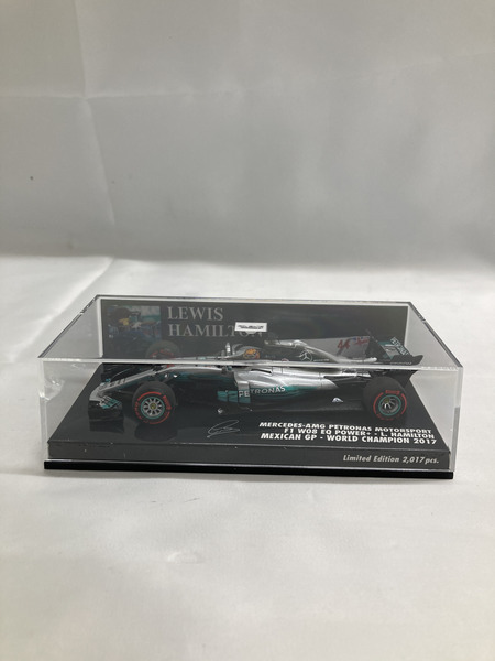 MINICHAMPS 1/43 AMG ペトロナス F1 W08 EQ ルイス・ハミルトン メキシコGP 2017