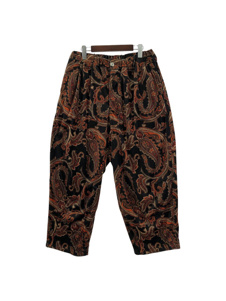 TIGHTBOOTH 22SS PAISLEY VELOR BALLOON PANT L