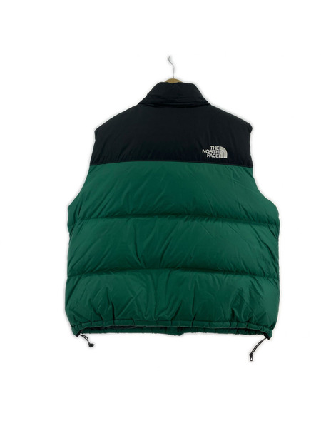 THE NORTH FACE ダウンベスト レトロヌプシダウンベスト/グリーン×ブラック (XXL)