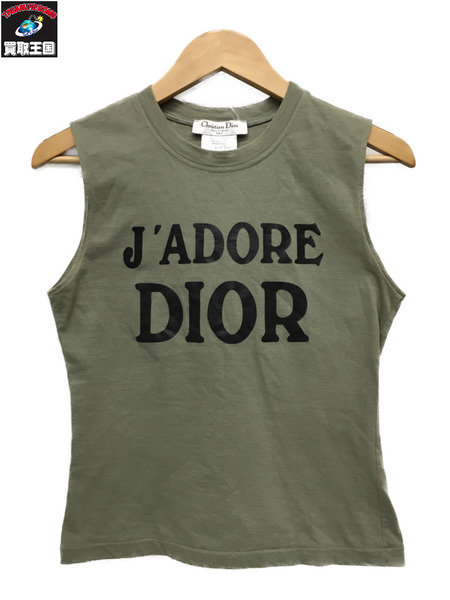 Christian Dior ガリアーノ期 J'ADORE DIOR ロゴタンクトップ 3P16155300