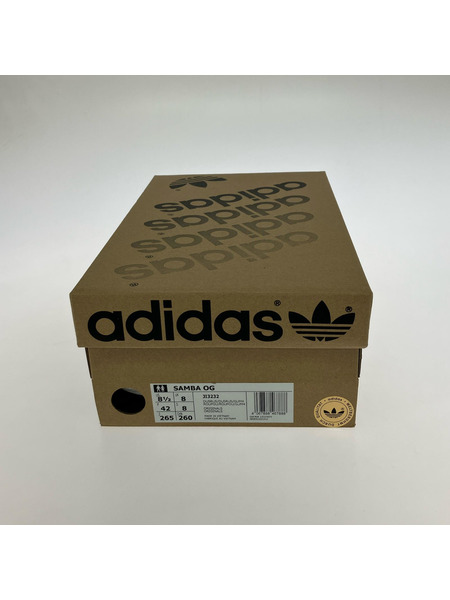 adidas スニーカー SAMBA OG nim95 ブラウン(26.5cm)