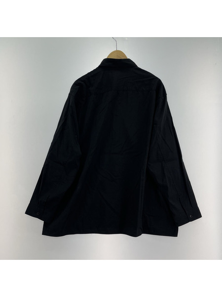 NONNOT 24SS carol別注 OVERSIZED SHIRT 5 ブラック N-24S-carol06