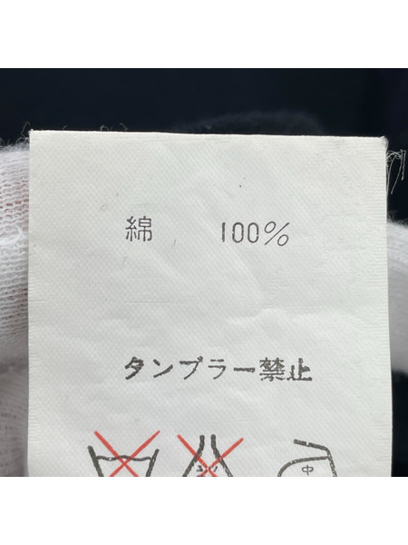 Yohji Yamamoto 長袖Tシャツ・カットソー FEMME Cotton Long Sleeved 黒 (3)