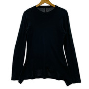 Yohji Yamamoto 長袖Tシャツ・カットソー FEMME Cotton Long Sleeved 黒 (3)