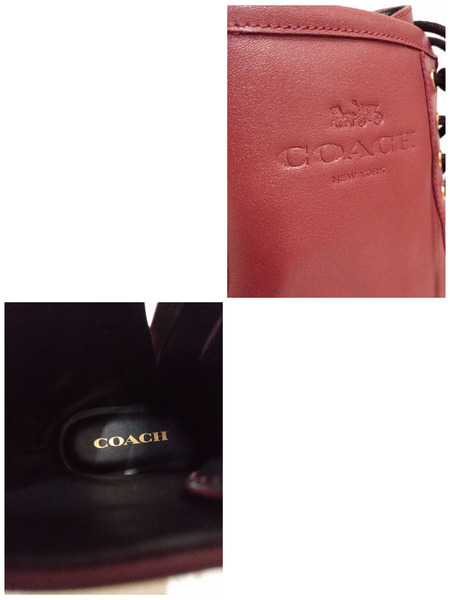 COACH/レザー ブーツ coach ブーティ CW710
