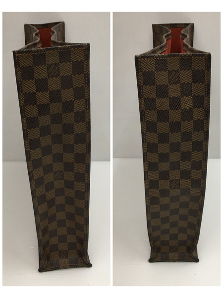 ルイヴィトン Louis Vuitton ダミエ エベヌ サックプラ N51140 バッグ トートバッグ ペン跡有り