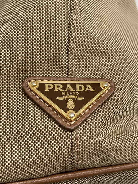 PRADA/ロゴジャガード/ハンドバッグ