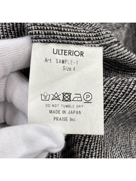 ジャケット ULTERIOR リネンジャケット 4 グレー[値下]