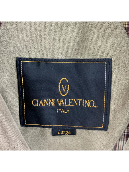 ジレ・ベスト GIANNI VALENTINO/カーキ