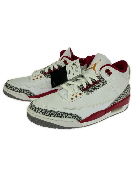 NIKE スニーカー Air Jordan 3 Cardinal Red 28.0cm