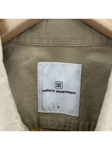 uniform experiment/ペイントデザインシャツ/BEG/2