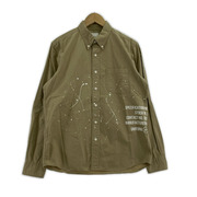 uniform experiment/ペイントデザインシャツ/BEG/2