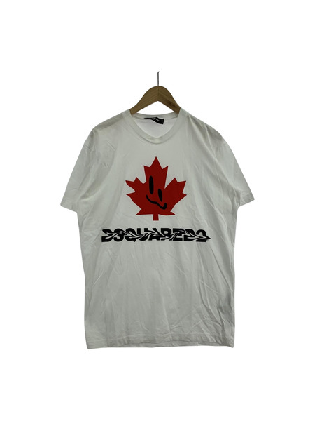 DSQUARED2 Smiling Leaf Cool T-Shirt 白