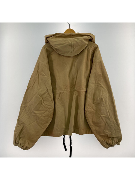 ANCELLM DRILL HOODIE JACKET 2 ベージュ