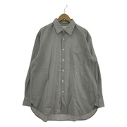 YOKO SAKAMOTO SUPER120's WOOL ストライプシャツ M グレー