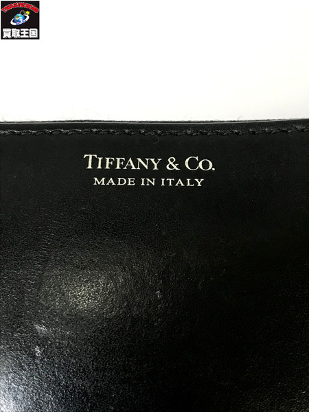 Tiffany ＆ Co ティファニー オーガナイザー ラウンドファスナー ウォレット 長財布 ブラック 黒