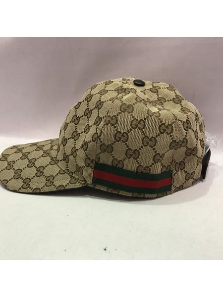 GUCCI GGキャンパスベースボールキャップ