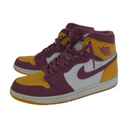 NIKE AIR JORDAN1 RETRO HI OG BROTHERHOOD 28.5㎝ 紫 白 黄