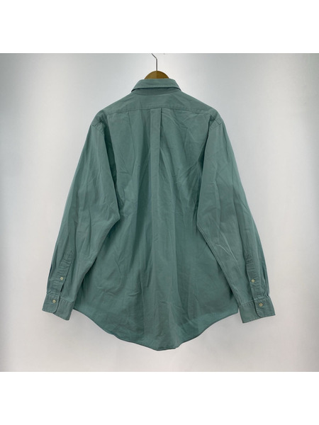 POLO RALPH LAUREN 長袖シャツ L/Sコットンシャツ L BLU[値下]