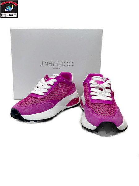 JIMMY CHOO MEMPHIS LACE UP/F スニーカー 36