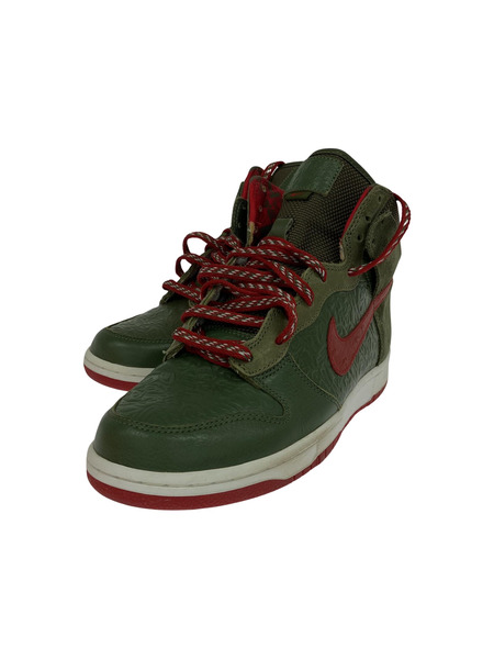 NIKE×STUSSY DUNK HIGH Army Olive 27.5cm[値下]