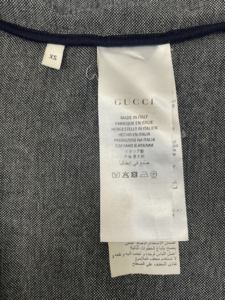 GUCCI  18AW GG JACQUARD COTTON JACKET トラックジャケット ネイビー