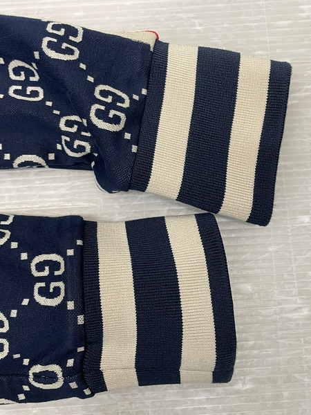 GUCCI  18AW GG JACQUARD COTTON JACKET トラックジャケット ネイビー