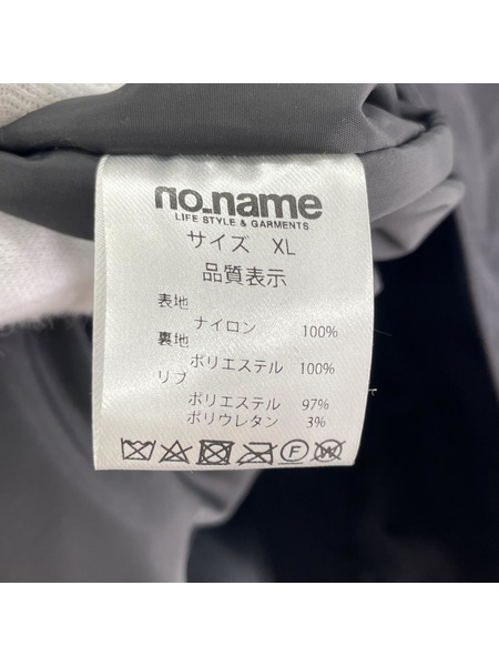 NO NAME ジャケット MA-2 Jacket/BLK (XL)