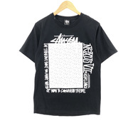 STUSSY×NEXUS7 Rain Flame S/S Tシャツ(S) ブラック