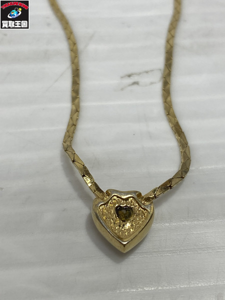 DIOR ハートストーン ネックレス